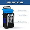 KLIM-Cool-Universal-Gaming-Laptop-PC-Cooler-High-Performance-Fan-for-Fast-Cooling-Action-USB-Hot-Air-Extractor-New-2021-Version-Blue KLIM Cool Laptop Cooler Fan - NEW 2023 - Innovative Portable Cooling Design with Display - External Gaming Cooler - High…