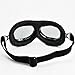 WWII RAF German Military Army Aviator Chrome Sun UV Wind Eye Protect Goggle For Motorcycle ATV Bike Bicycle Helmet