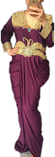 Glambition Kaftan Couture -GKC Mahadewi Maxi Hand-Beaded Kaftan - Large, Dubai, Morrocan, African, Style