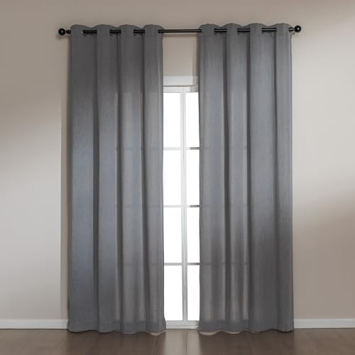 Amazon Basics Chenille Room Darkening Curtains