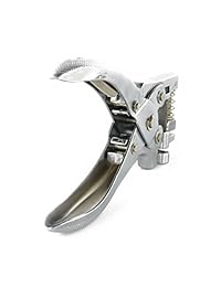 samyo Hand Held 2 en 1 lado ID Tarjeta Ranura Agujero & Ronda Hole Punch Puncher Alicates Herramienta de Perforación de Metal para ID Card Insignia PVC Foto etiqueta