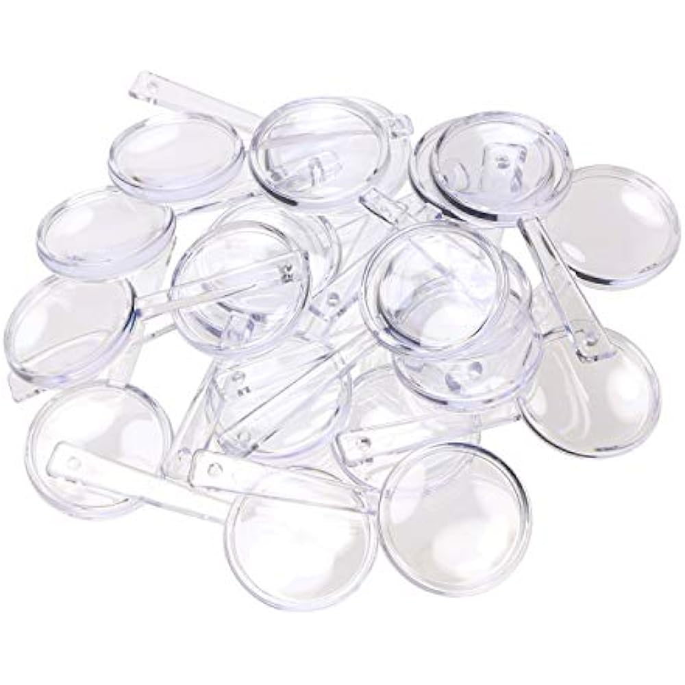Plastic Mini Magnifying Glasses Toy Pocket Children Detective Explorer