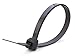 CTS Brand - 7.5 Inch, 50 lb Tensile Strength, Black Nylon Cable Tie (Bag of 100)