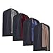 La Saveur 4 Pack Garment Bags for Cloths, Breathable Polyester Suit Bags for Storage