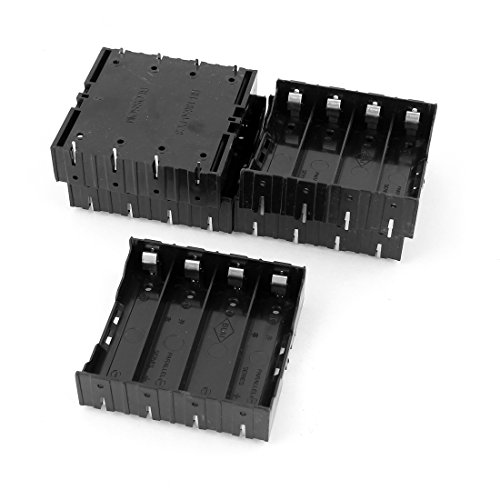 5pcs li-ion diy battery plastic case holder for 4x3.7v …