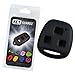 KEYGUARDZ Black Rubber Keyless Entry Remote Key Fob Skin Cover Protector