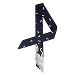 YOUR SMILE Fashion Silk Neckerchief Handbag Handle Wrap Silk Ribbon Band Scarf for Tote YOUR SMILE Fashion Silk Neckerchief Handbag Handle Wrap Silk Ribbon Band Scarf for Tote