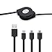 Retractable Cable, (2-Pack) 3ft Niniber Multi Charger 3 in 1 USB with Type-C, Micro USB Cable, Micro Charger for Samsung, Android, USB-C Cord for Google Pixel XL, Nexus 6P 5X, LG G5, HTC10, Huawei P9