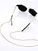 eBoot 2 Piece Eyeglasses Chain Cord Eyewear Retainer with 6 Piece Silicone Ring