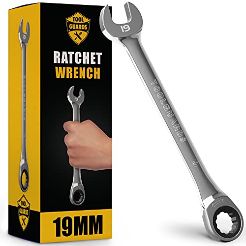 TOOLGUARDS 19mm Wrench SLIM DESIGN Ratchet Wrench