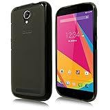 Cbus Wireless Matte Finish TPU Rubber Gel Case / Cover for BLU LIFE PLAY 2 - Semi Transparent Black