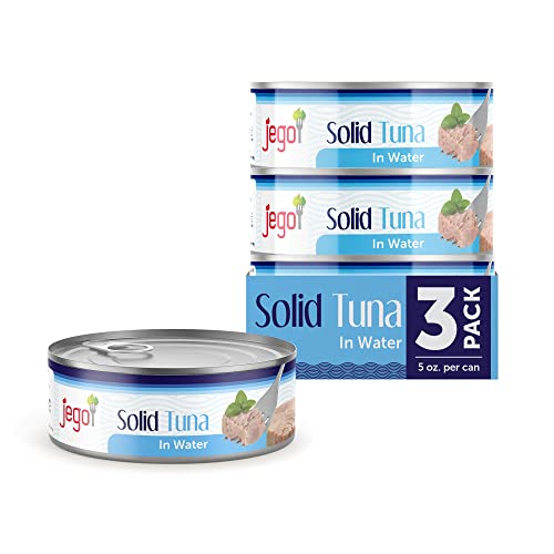 Jego Solid Tuna in Water Wild Natural Catch Tuna Keto Low Carb