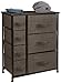 Sorbus Dresser with 7 Drawers - Chest Organizer Tower Unit with Steel Frame, Wood Top, Easy Pull Fabric Bins - Storage Furniture for Bedroom, Hallway, Closet & Office Organization