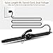 PARWIN PRO Hair Curling Iron 3/4 Inch Professional Curling Wand with Auto Off and Cool Tip for All Hair Types, Tourmaline Ceramic Curling Iron, Black