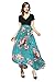 Joy EnvyLand Women V Neck Tunic Floral Chiffon Evening Party Maxi Swing Dress