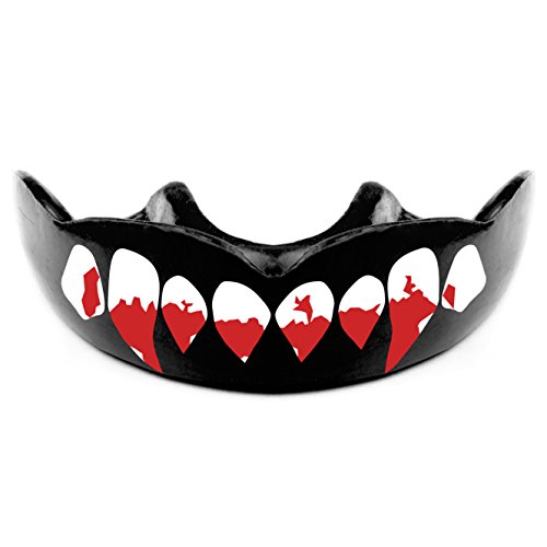 Savage Beast Fang Teeth Mouthguard w/ Free Storage Case by Warrior Mouthguards (Youth)