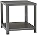 Ashley Furniture Signature Design - Hattney - Vintage Casual Square End Table - Industrial Style - Gray