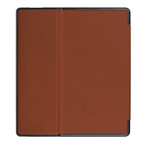 Leather Cover Case for All-New Kindle Oasis (9th Generation,2017 Release Only) Tablet Premium Ultra Cover with Auto Wake / Sleep for Kindle Oasis E-readers 7inch 2017 (Brown)