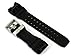 Casio 10504384 Genuine Factory Replacement Black Resin Watch Band fits GWG-1000-1A