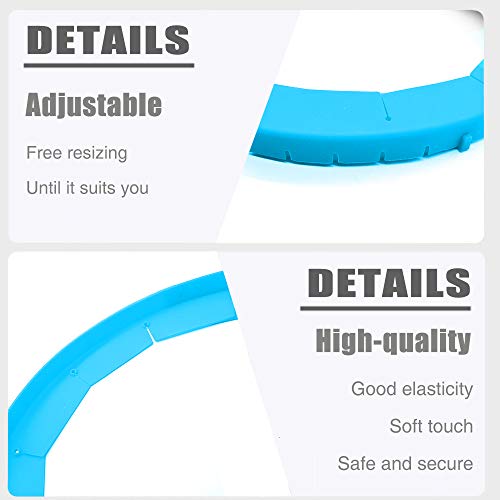Adjustable Pie Crust Shield,Silicone Piecrust Protectors- Pie Crust Protector Shield Kitchen Tool for Baking Pie Fit 8 Inch to 11 Inch Diameter Pies Protector Shield (4Pcs,Blue) (Blue) - Thumbnail 2