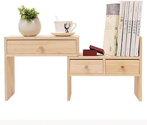 Xyanzi Mini Desk Drawer Storage,Solid Wood Bookshelf Desktop Finishing Drawer Small Decorative Wooden Drawers for Office Supplies & Stationary Item