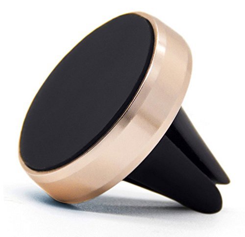Car Mount,Universal Air Vent Magnetic Cell Phone Holder with Fast Swift-Snap Technology for Smartphones including iPhone 7, 6, 6S, Galaxy S7, S7 Edge gold lugitel