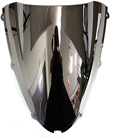 OyOCycle Windshield for Kawasaki NINJA ZX6R 636 2005-2008 ZX10R 2006 2007 ZX 6R 10R Double Bubble Windscreen Wind Deflector Wind Splitter