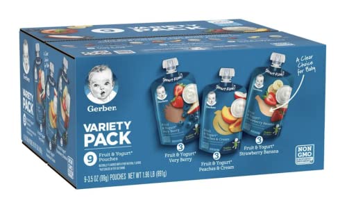 GERBER ORGANIC FOR TODDLER, PLANT-TASTIC, 12+MONTHS, SUMMER FRUIT & VEGGIE SMASH WITH OATS, 3.5 OZ (99 G)