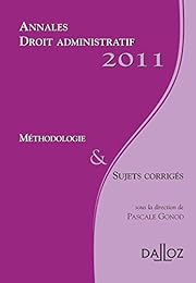 Droit administratif, 2011