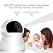 Indoor Camera, Nanny Cam, Wireless IP Camera, WiFi 1080P HD Home Security Camera with Two Way Audio and Video, Night Vision Pet/Dog/Cat/Elder/Baby Monitor, Pan/Tilt/Zoom Function