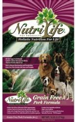 Nutri Life Grain Free Pork Dog Food - 30lb