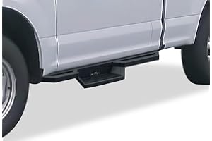 APS Stainless Steel Pocket Steps Running Boards Side Bars Compatible with Ford F150 2015-2025 Regular Cab & F-250 F-350 Super