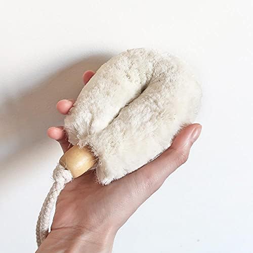 Handheld Jute Body Brush Healthy Lymphatic System Naturals Fibers to