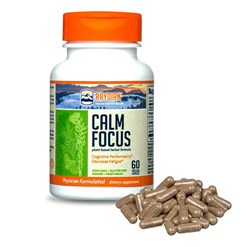 Calm Focus Brain Supplement for Energy, Focus, Memory, Anxiety - Physician Formulated with Rhodiola, Ashwagandha & Lemon Balm - 60 Veggie Capsules for Men & Women Calm Focus Brain Supplement for Energy, Focus, Memory, Anxiety - Physician Formulated with Rhodiola, Ashwagandha & Lemon Balm - 60 Veggie Capsules for Men & Women