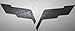 2005-2013 Corvette Emblem Blackout Overlay Set of 2