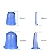 Soft Therapy Cupping Set Pain Relieving - Relaxing Circulation Improving Soft Silicone Body, Back and Face Massager, Post Gym, Workout or Sports Tension and Stress Reliever (4 Cups)