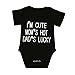 Newborn Boys Girls Outfits,Buedvo I'm Cute Mom's Hot Dad's Lucky Print Romper Jumpsuit (3-6Months, Black)