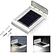 SLEEKLIGHTING 16 LED Human/Sensitive Solar Motion Light/Motion Sensor - Save Energy - Waterproof/Heatproof Light for Garden, Street, Aisle - Includes Mounting Hardware