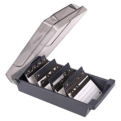 JARLINK Business Card Holder Name Card Organizer for Desk, Storage Box