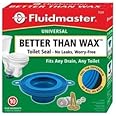 Fluidmaster 7530P8 Universal Better Than Wax Toilet Seal, Wax-Free Toilet Bowl Gasket Fits Any Drain