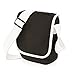 Mini Reporter Shoulder Bag by BagBase - 8 Colours Available - Black -