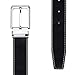 Tonly Monders Men's Belt Leather Reversible Black Brown, 1.25 Inch Wide, 35 36 37 Waist