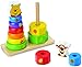 Melissa & Doug Disney Baby Winnie the Pooh and Tigger Wooden Stacker Toy (12 pcs)