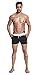 Funycell Men's Swim Trunks Beach Shorts with Pockets Black US S