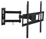 Mount-It! Articulating TV Wall Mount Arm, Fits 37-70 Inch TVs, Up to VESA 400x400 and 600x400, 17 Extension from Wall, 77 Lbs Capacity