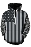 KAKALOT Unisex Fashion 3d Digital Print Pullover Hoodies Sweatshirt Jacket