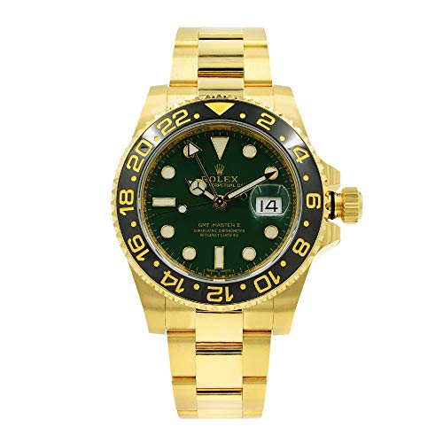Rolex-GMT-Master-II-Anniversary-Green-Yellow-Gold-Automatic-Watch-116718LN