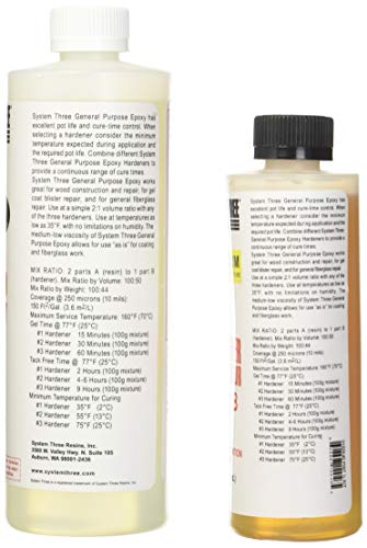 image for System Three General Purpose Epoxy Resin with #2 Medium Hardener, 1.5 