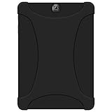 AMZER Rugged Silicone Skin Jelly Case for Samsung GALAXY Tab S2 9.7 SM-T810, Black (AMZ97961)