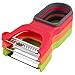 Attootric Peeler, Vegetable Peeler magic trio peelers set of 3 with Sharp Stainless Steel Blade for Potato Fruit, Swivel Serrated Julienne Peeler Kitchen Gadgets Tools (Red Green Yellow)